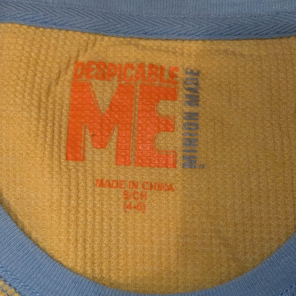 NWOT Despicable Me Minions pajama set thermals - Picture 5 of 9